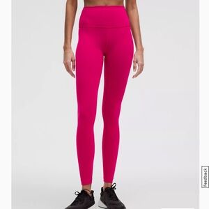 NWT lululemon Wunder Train HR Tight 28”, Passionate, 14